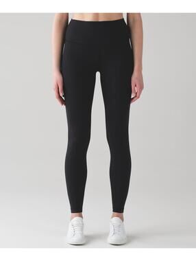 Lululemon Wunder Under Hi-Rise Tight (Full-On Luon 28" Black Size 8